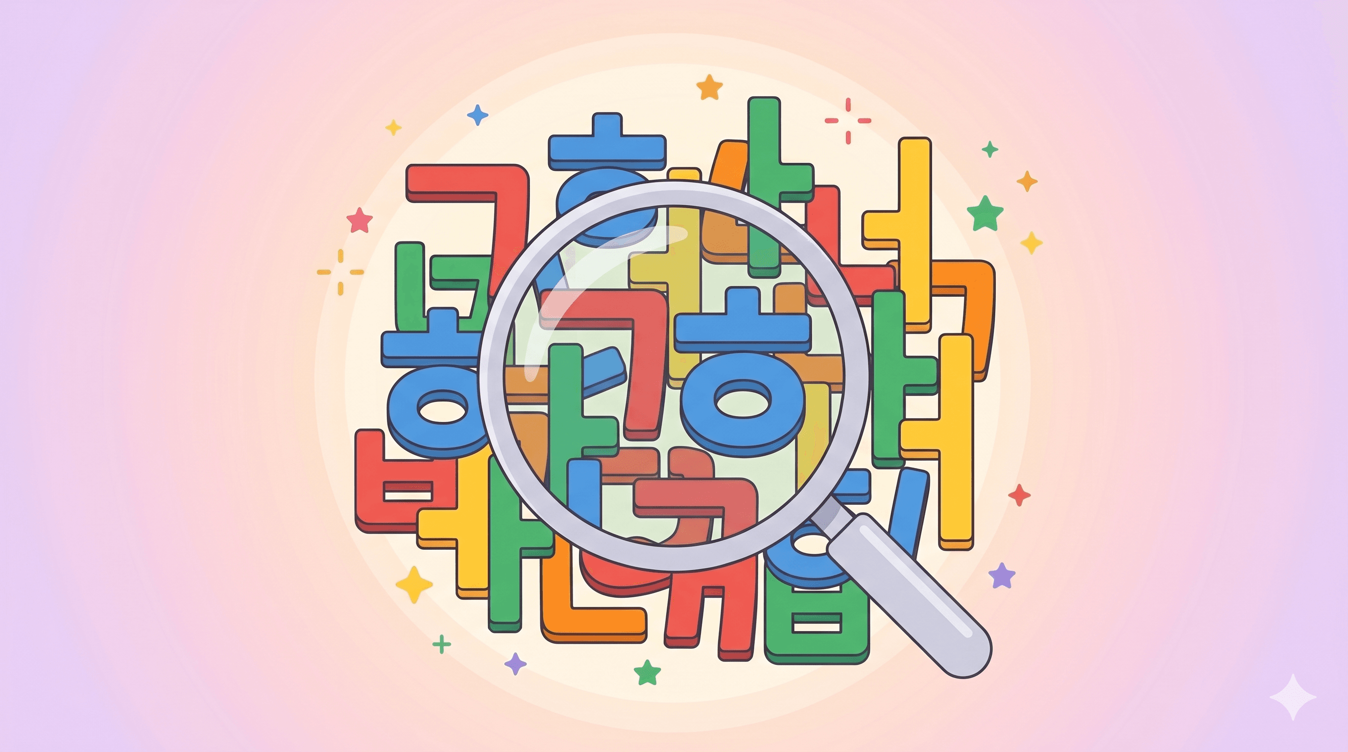 글자 속 글자